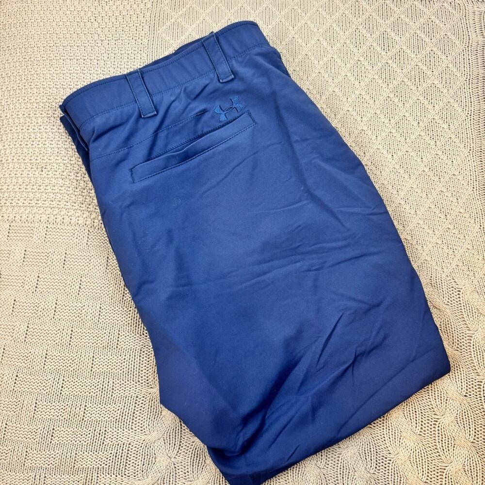Under Armour Match Play Taper Leg Blue Golf Pants ~ 40/30 ~ Style 1253492